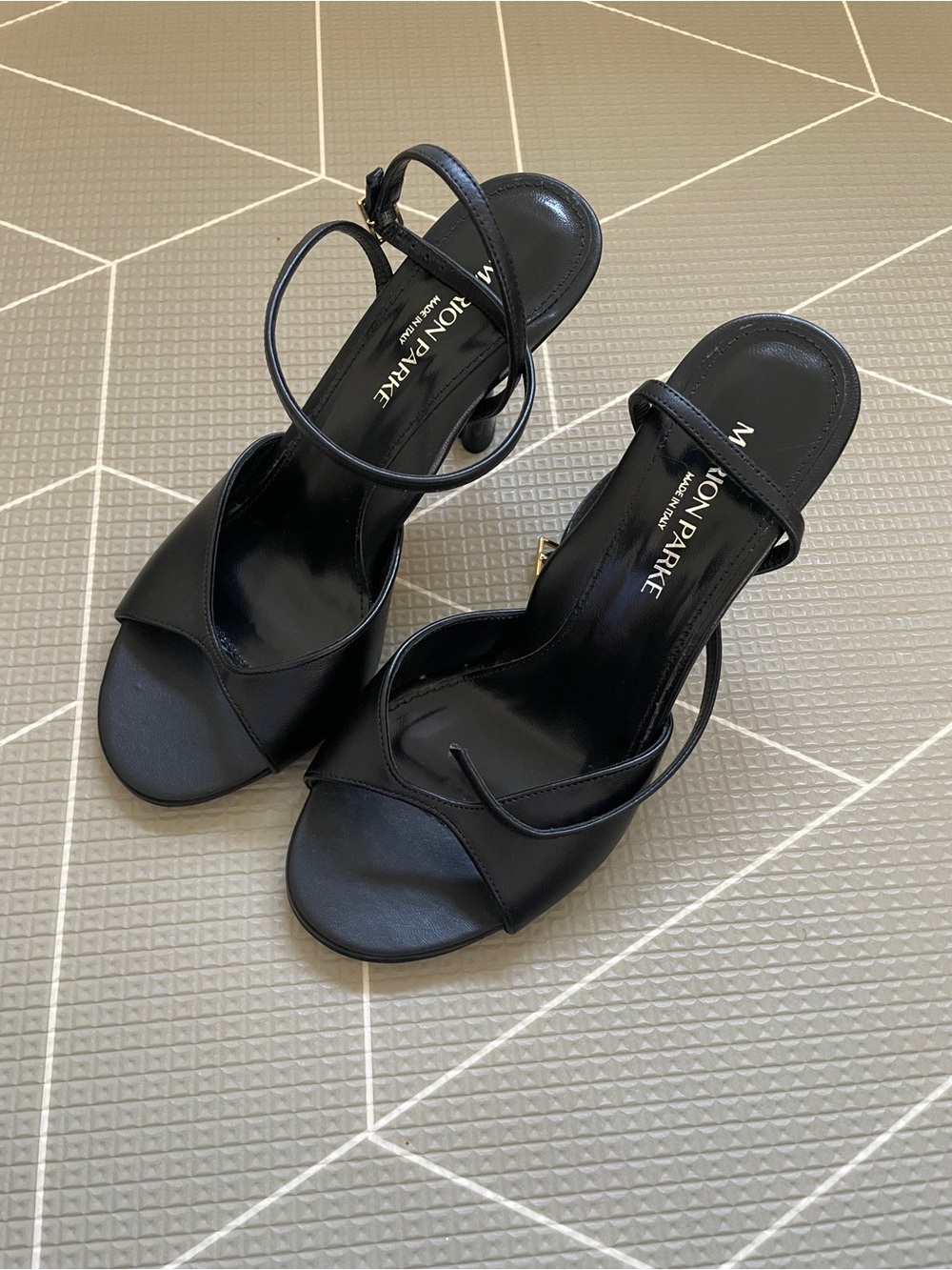 Brand new Marion Parke black wrap around heels